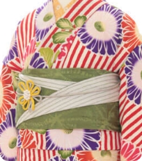 Examples of rental kimono　Retro-modern