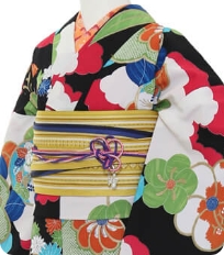 Examples of rental kimono　Retro-modern