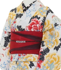 Examples of rental kimono　Retro-modern