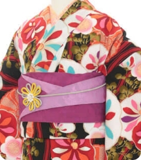 Examples of rental kimono　Retro-modern