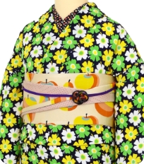 Examples of rental kimono　Retro-modern