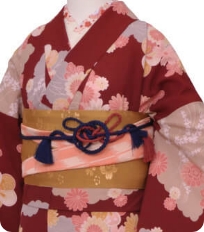 Examples of rental kimono　Retro-modern