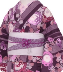 Examples of rental kimono　Retro-modern