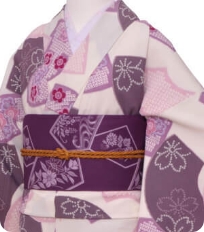 Examples of rental kimono　Retro-modern