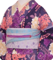 Examples of rental kimono　Retro-modern