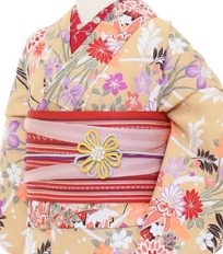 Examples of rental kimono　Retro-modern