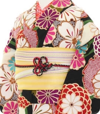 Examples of rental kimono　Retro-modern