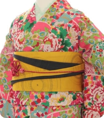 Examples of rental kimono　Retro-modern