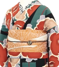 Examples of rental kimono　Retro-modern