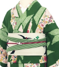 Examples of rental kimono　Retro-modern