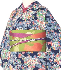 Examples of rental kimono　Silk, antique