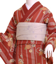 Examples of rental kimonos