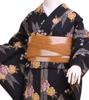Examples of rental kimonos