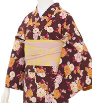 Examples of rental kimonos