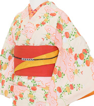 Examples of Small Size Kimonos (150 cm or shorter)
