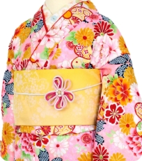 Examples of Small Size Kimonos (150 cm or shorter)