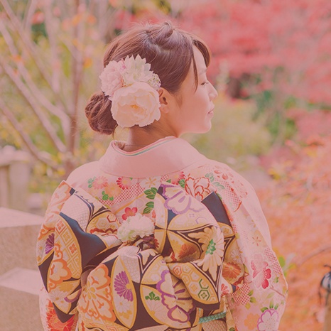Long-sleeved kimono rentals