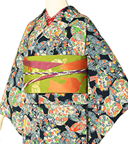 Rental Kimono Examples Silk, antique