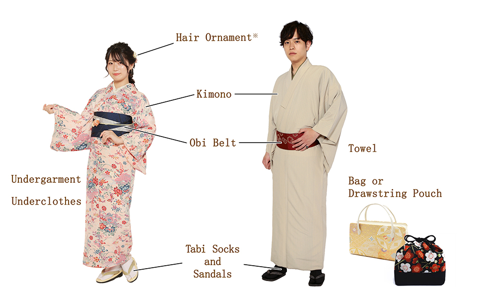 Rental Plans｜Rent a kimono or yukata at Okamoto in Kyoto when